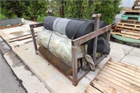 Rolls Of Fabric And Steel Fabric Roll Rack