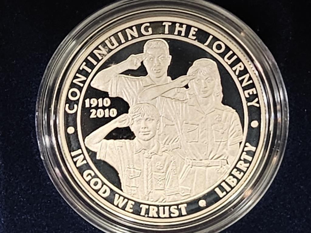 2010 Boy Scouts oF American Centennial Silver $