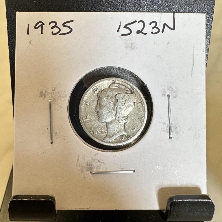 1935 PROOF SILVER ROOSEVELT DIME