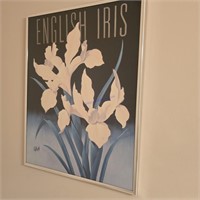 Signed English Iris Picture