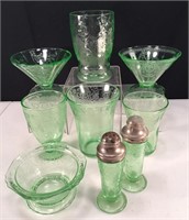 Assorted Depression Era Glassware