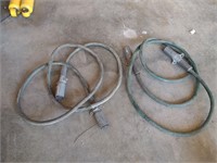 7 PIN POWER CABLE LOT OF 2 pig tails