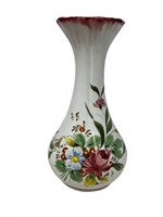 Italy made floral ceramic vase