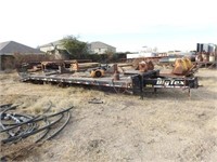BIG TEX 29' DOVE TAIL TRAILER AND CONTENTS