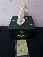 Vintage 4 in Department 56 snowbabies figurine