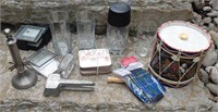 Various Bar Ware - Ice Bucket - Glasses - Jigger &