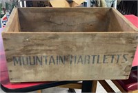 Mountain wooden crate