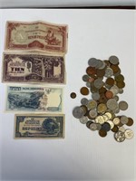 Bulk Old Foreign Coins and Currency