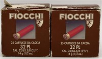 50 Rounds Of Fiocchi .32 PL Plastic Shotshells