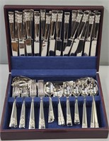 Reed & Barton Stainless Flatware & Case