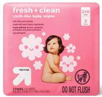 Fresh & Clean Scented Baby Wipes - 216 ct
