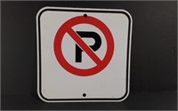 No Parking Metal Sign 11.75x11.75"