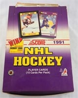 1991 Nhl Score Hockey Card Box