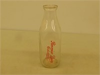 Riverview Dairy Caledonia milk bottle 10 in tall