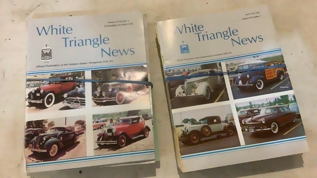(2) Bundles Of White Triangle News Magazines