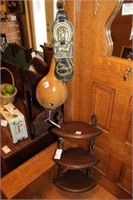 Three Décor Items, Bell Pull, Birdhouse & Shelf