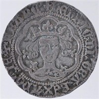 ENGLISH SILVER GROAT OF HENRY V