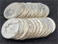 (20) 1964 Kennedy 90% Silver Half Dollars