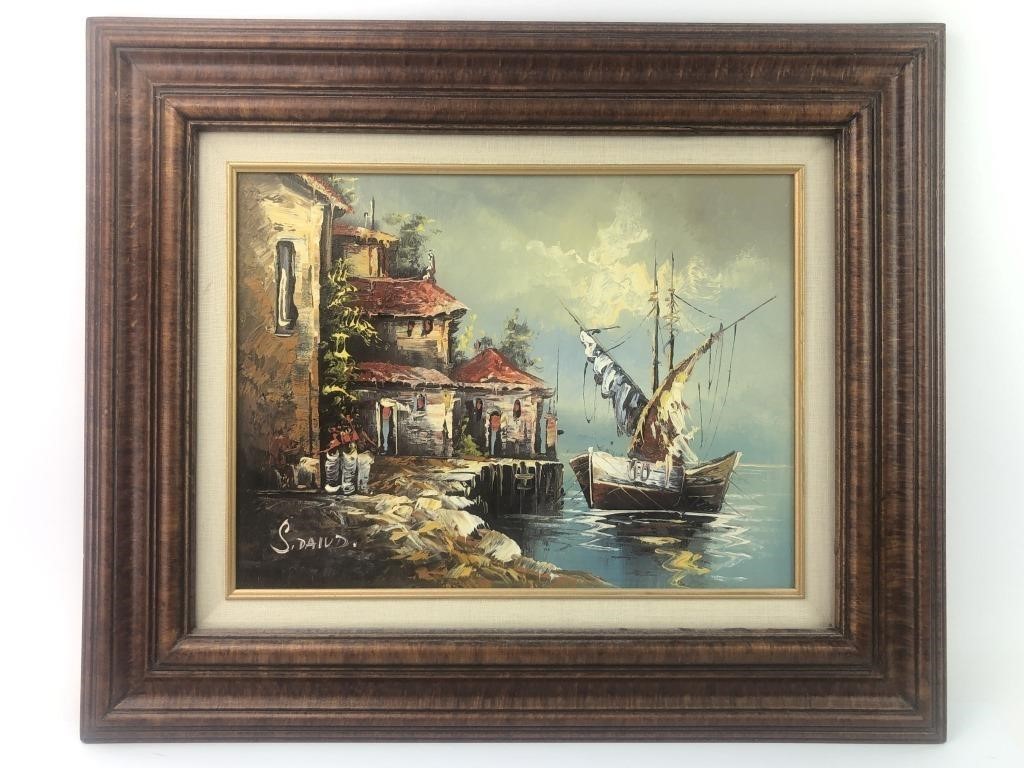 Original Signed Oil Painting on Canvas