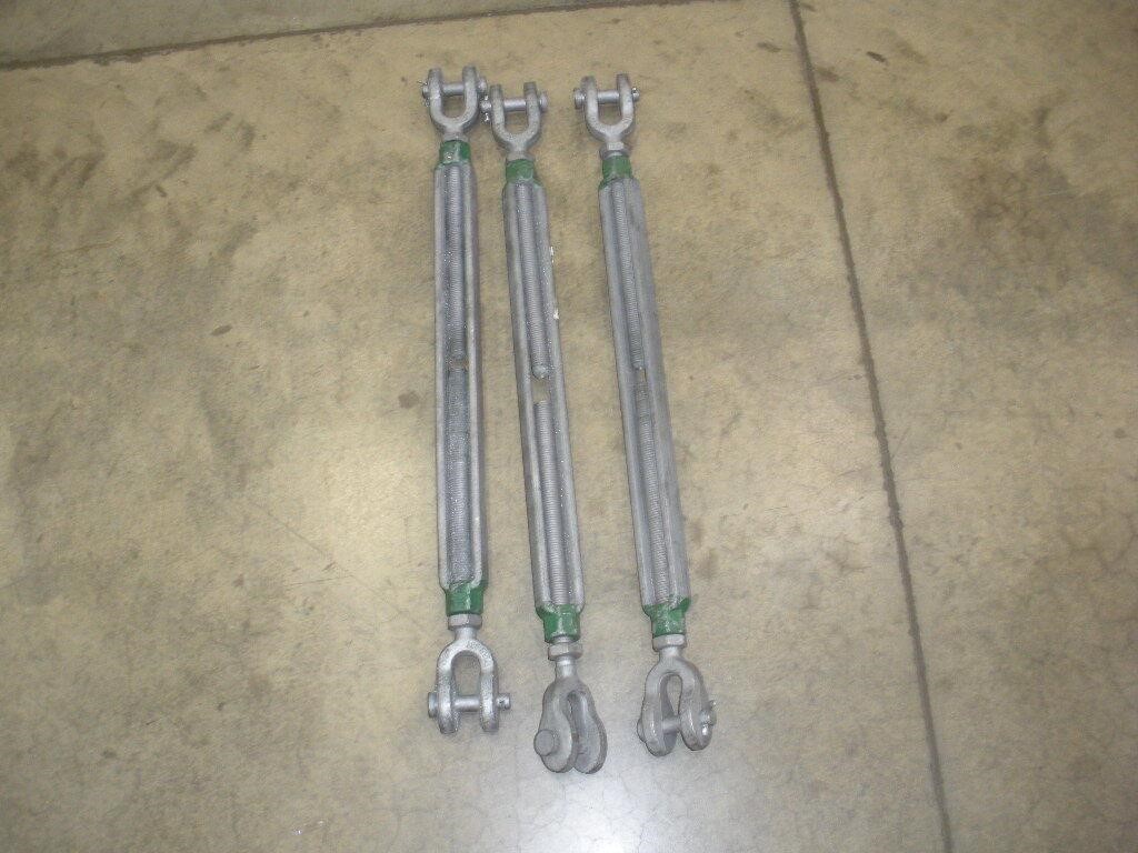 (3) 3/4 x 18 Turn Buckles  30 inches long