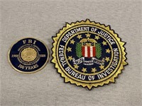 FBI Centennial Coin & Patch