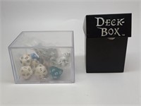 Magic Deck Box With Light Deck and Dice Box