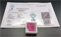 Certified Red Rubies (15.15 Ct)