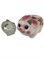 Vintage Ceramic and Glass Piggy Banks