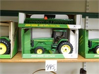 John Deere 8200 Tractor & #400 Toolbar Rotary Hoe