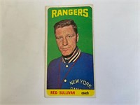1964-65 Topps Tallboy Red Sullivan Hockey Card