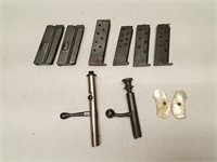 (10Pcs.) ASSORTED FIREARM PARTS AND MAGAZINES