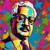 Thurgood Marshall Mr Civil Rights II by Charis