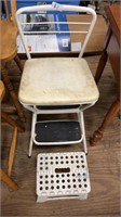 Cosco step stool and folding step stool