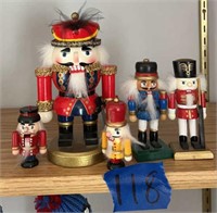 nutcrackers- 5" and other smaller ones