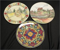 Three various Royal Doulton display plates
