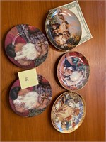 Cat themed plate lot#46