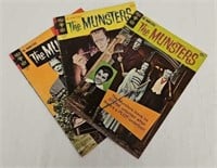 1966 The Munsters Comic Books #7, 8 & 9