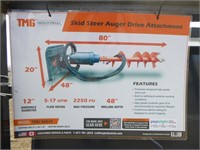 12" Skid Steer Auger Drive Attachment