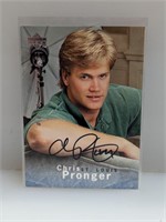 1996 UD Be A Player Chris Pronger Auto #S 18