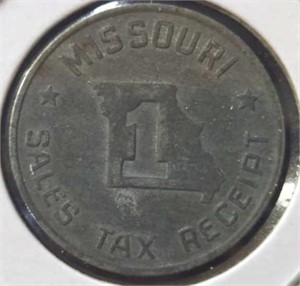1 Missouri sales tax token