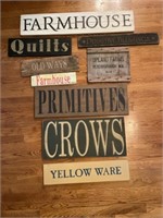 Wooden Farmhouse Signs