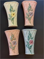 Ceramic Wall Pocket Vases