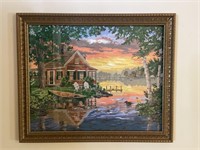Original Artwork of Lake House