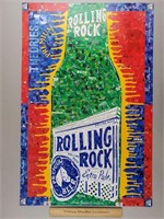 Rolling Rock Beer Poster 23 & 1/2 x 34 & 3/4"