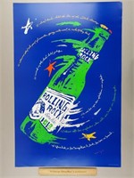 1999 Rolling Rock Beer Poster 22 & 1/2 x 34 & 3/4"