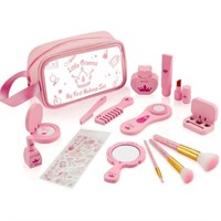 15PC Children Kids Princess Wooden Makeup Kit