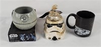 3 Ceramic Star Wars Mugs