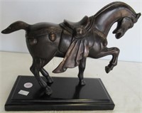 Weighted Cast Horse Figurine. Measures 8.5"H x