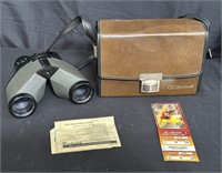 Vintage Bushnell binoculars w/shoulder case