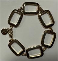 DESIGNER LIZ CLAIBORNE GOLD TONED BRACELET